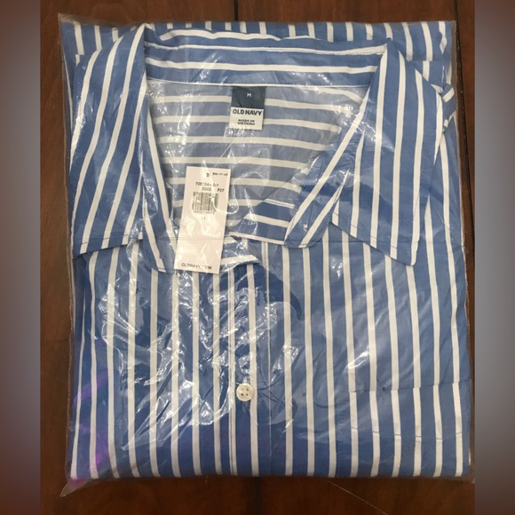 Old Navy Striped Midi Shirt Dress - Picture 4 of 4